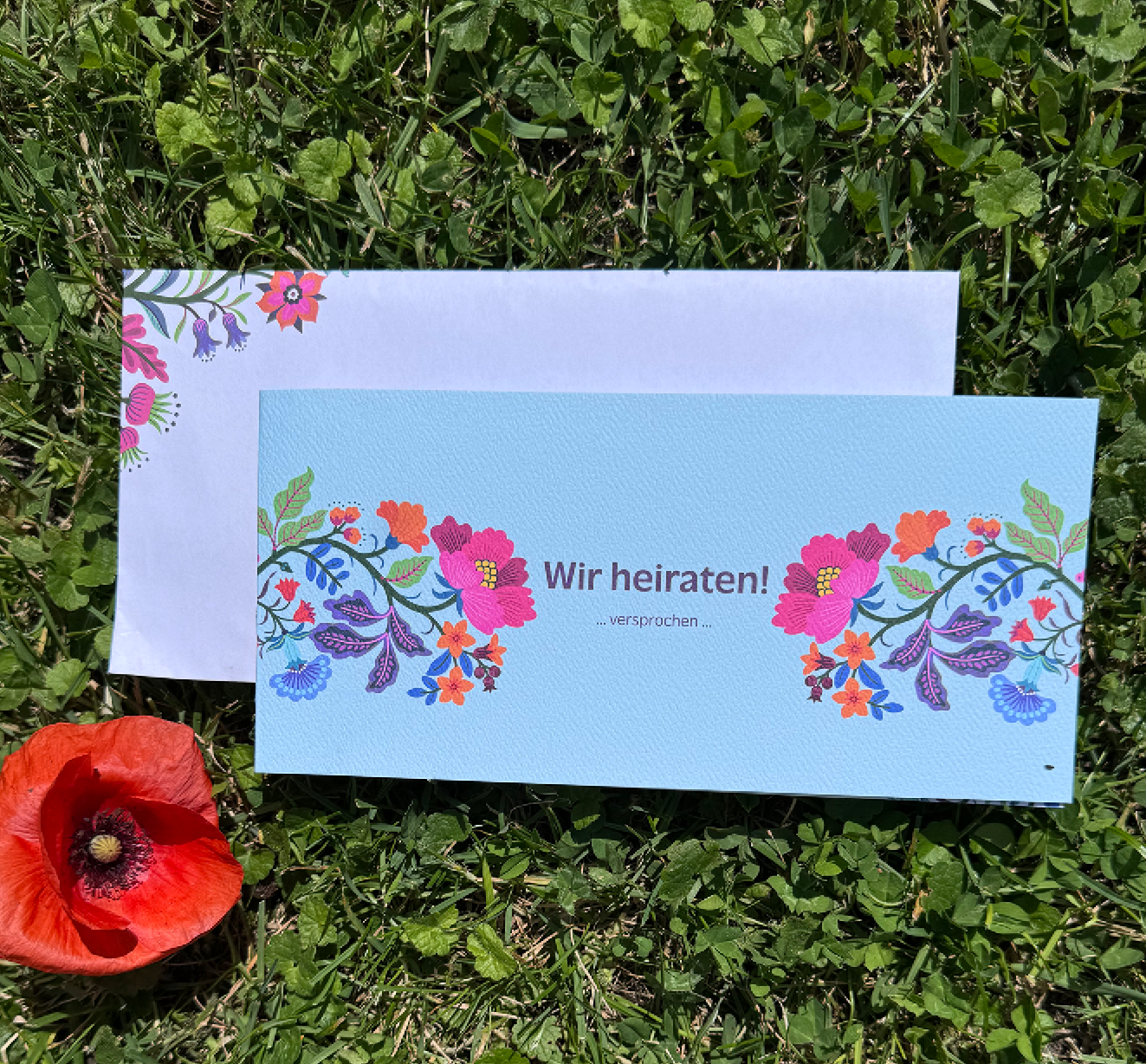 HOCHZEITSPAPETERIE Einladung