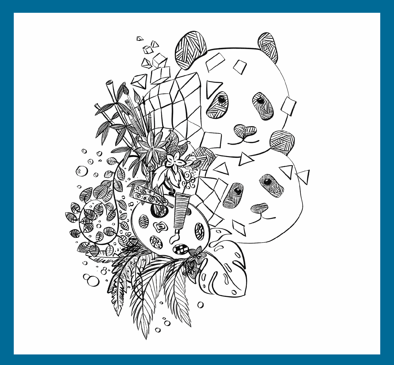 Pandala Farbenstrauß