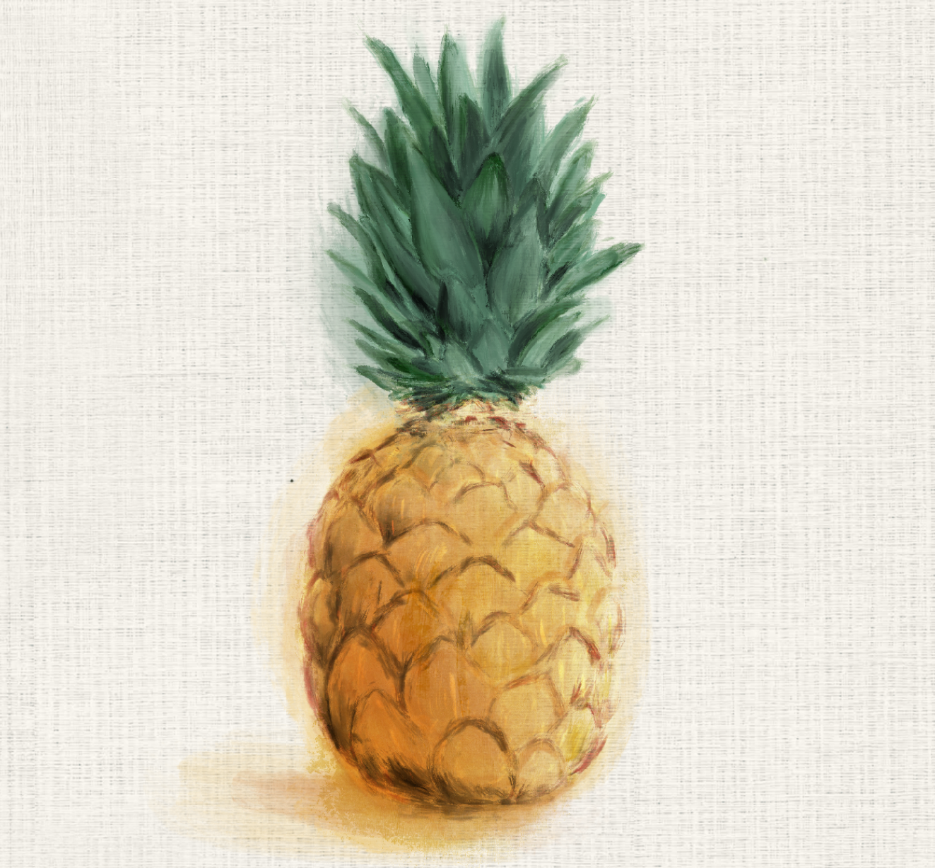 Stillleben Ananas